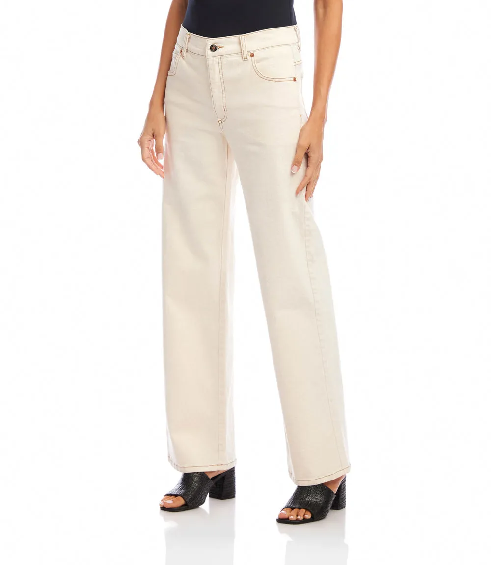 Petite Size Full Length Wide-Leg Jeans sold by Karen Kane product image thumbnail 4