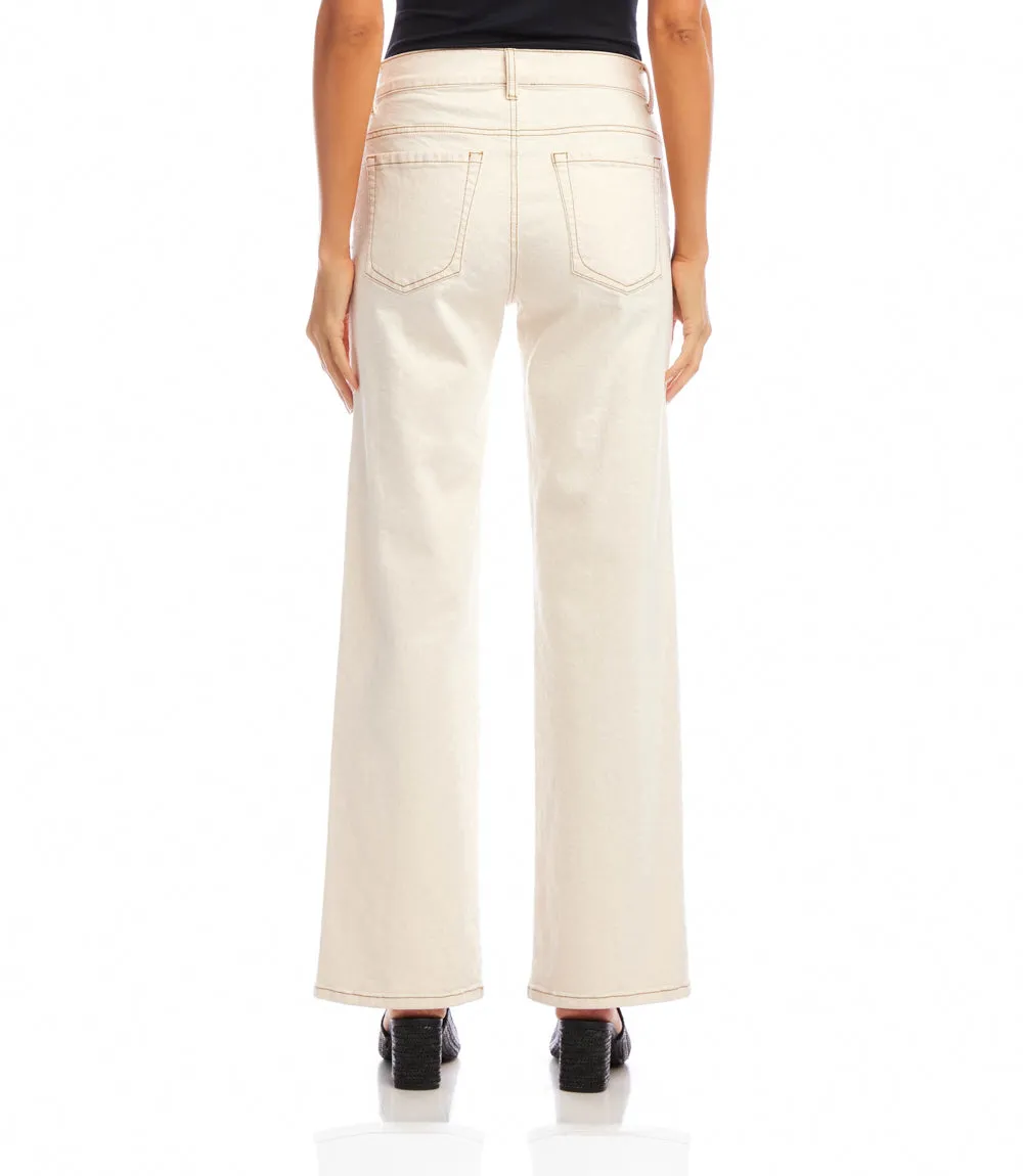 Petite Size Full Length Wide-Leg Jeans sold by Karen Kane product image thumbnail 5
