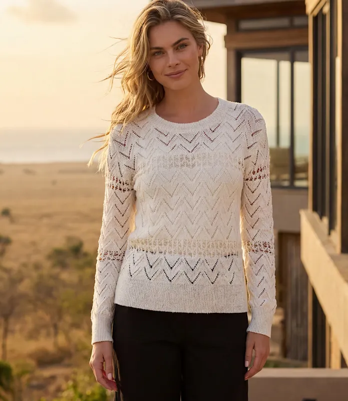Crochet Sweater made by Karen Kane