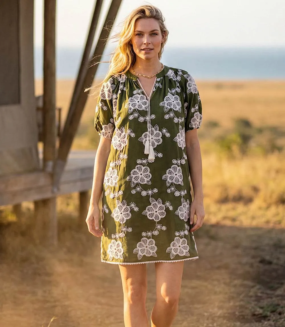 Puff Sleeve Tassel Dress sold by Karen Kane product image thumbnail 4