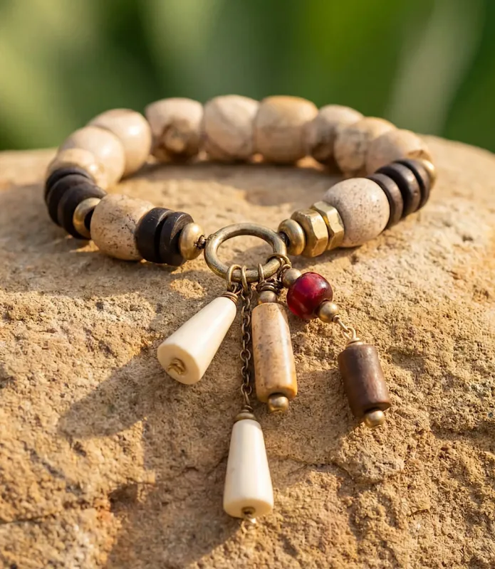 Island Gemstone Bracelet made by Karen Kane