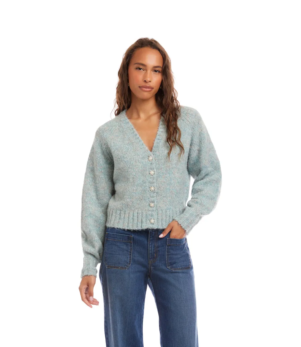 Pearl Button Cardigan Sweater sold by Karen Kane product image thumbnail 5