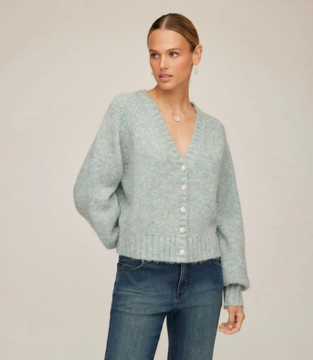Pearl Button Cardigan Sweater sold by Karen Kane product image thumbnail 2