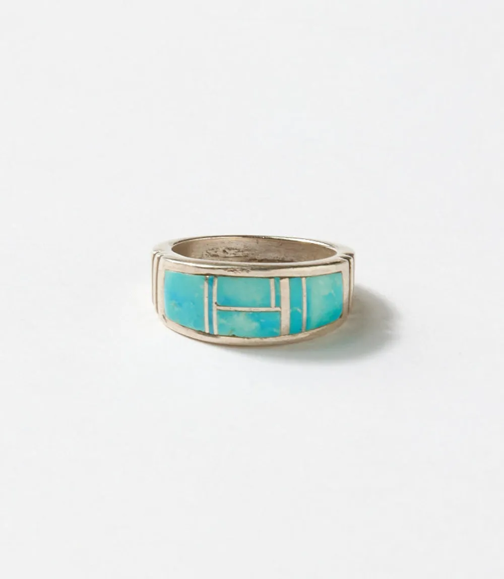 Kingman Turquoise Inlay Ring sold by Karen Kane
