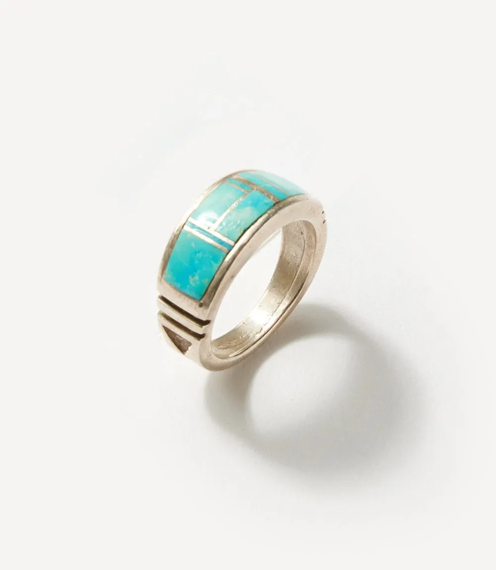 Kingman Turquoise Inlay Ring sold by Karen Kane product image thumbnail 2