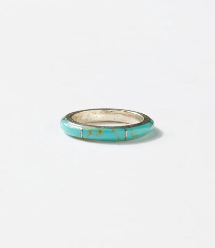 Turquoise Inlay Ring made by Karen Kane