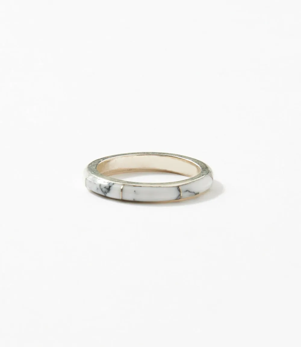White Buffalo Inlay Ring sold by Karen Kane