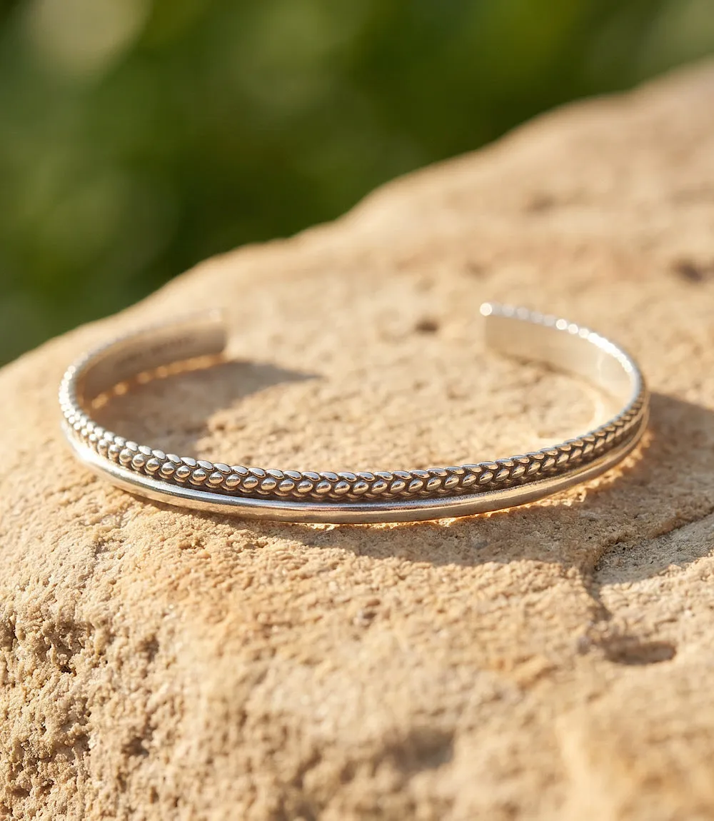 Vintage Sterling Silver Cuff Bracelet sold by Karen Kane