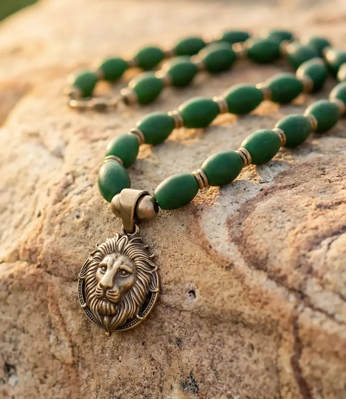 Lion Pendant Necklace made by Karen Kane