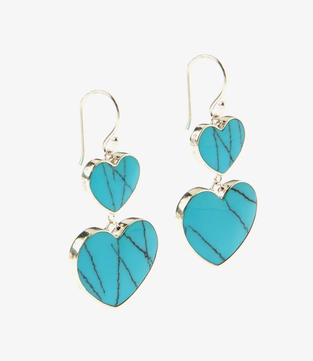 Double Heart Earrings sold by Karen Kane product image thumbnail 2