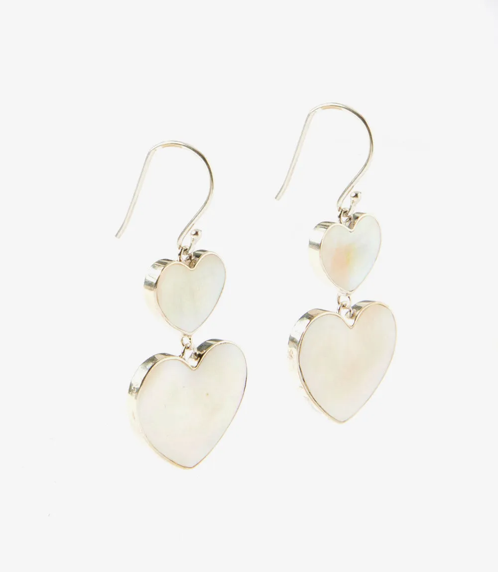 Double Heart Earrings sold by Karen Kane product image thumbnail 3
