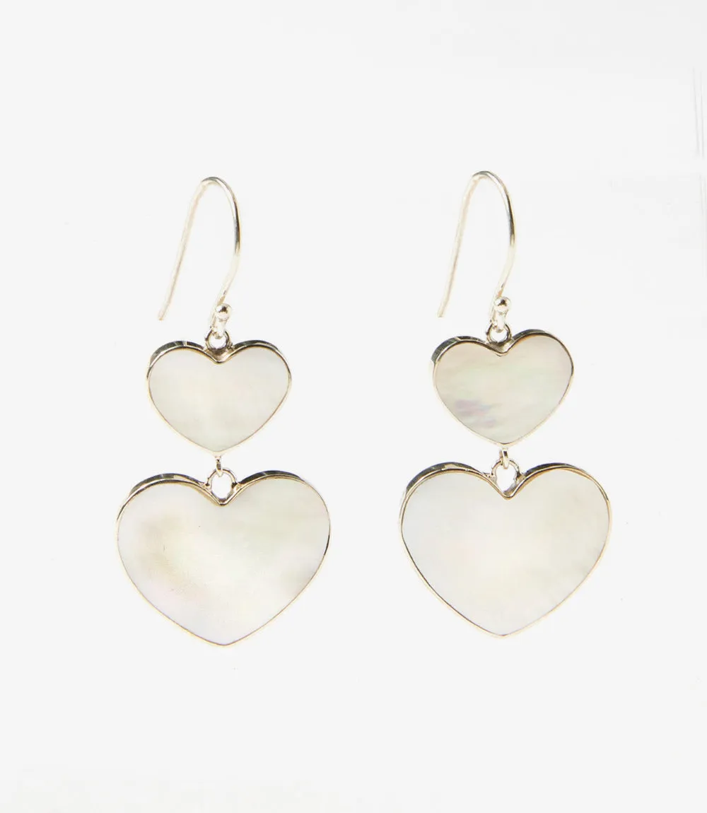 Double Heart Earrings sold by Karen Kane product image thumbnail 2
