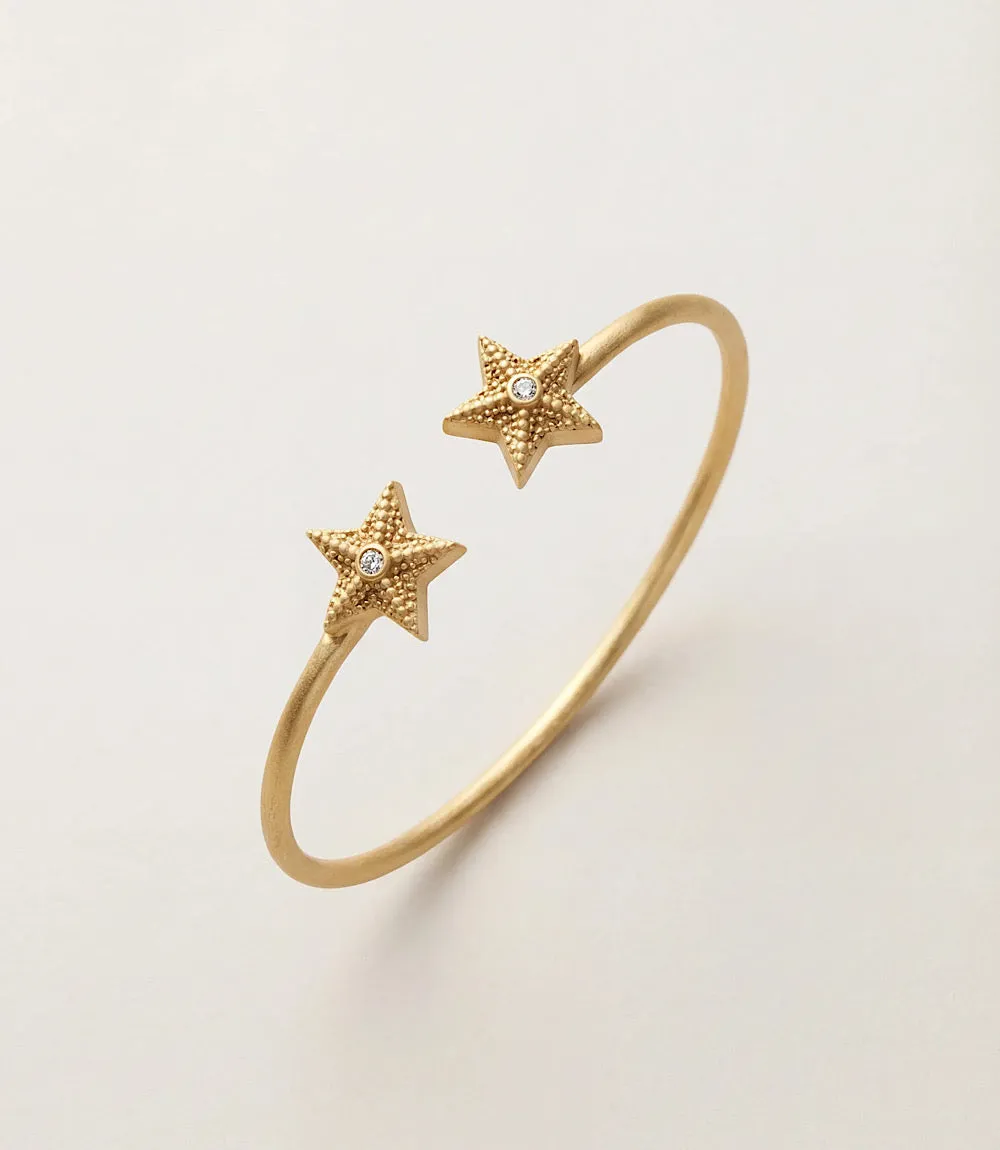 Starfish Crystal Cuff Bracelet sold by Karen Kane product image thumbnail 3
