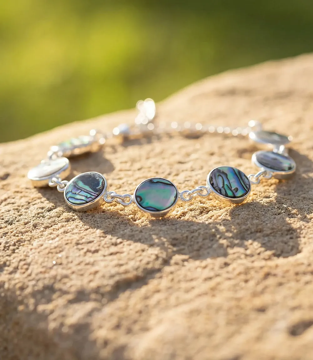 Abalone Link Bracelet sold by Karen Kane product image thumbnail 2