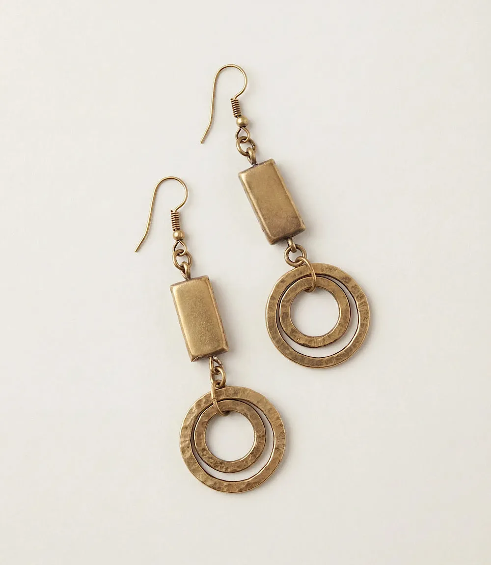 Multi Hoop Drop Earrings sold by Karen Kane product image thumbnail 3