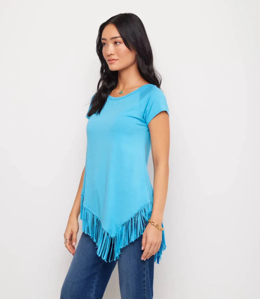 Angled Fringe Top sold by Karen Kane product image thumbnail 3