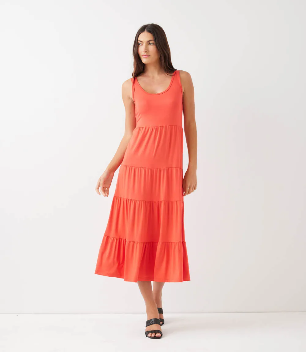 Tiered Midi Dress sold by Karen Kane product image thumbnail 2