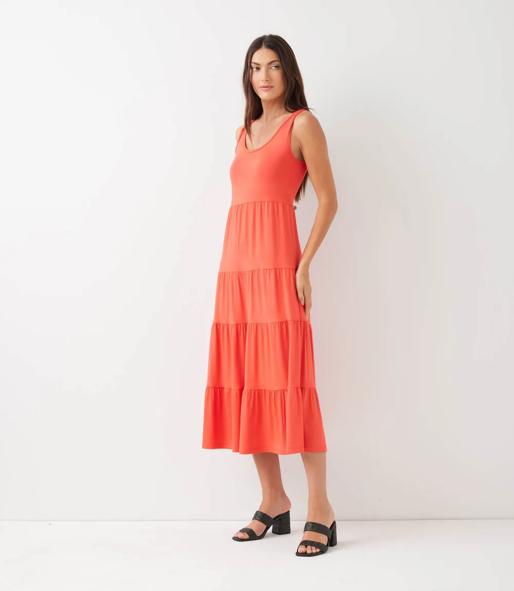 Tiered Midi Dress sold by Karen Kane product image thumbnail 4