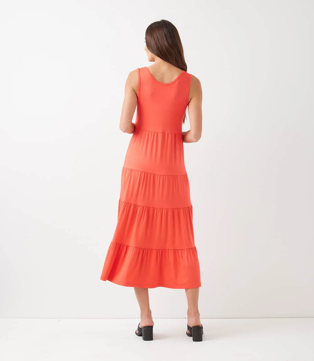 Tiered Midi Dress sold by Karen Kane product image thumbnail 5