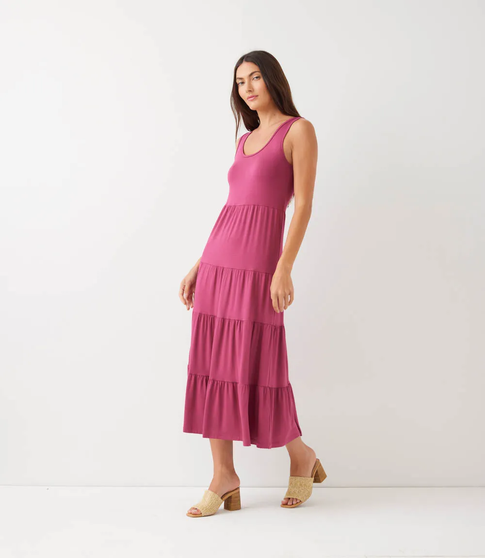 Tiered Midi Dress sold by Karen Kane product image thumbnail 3