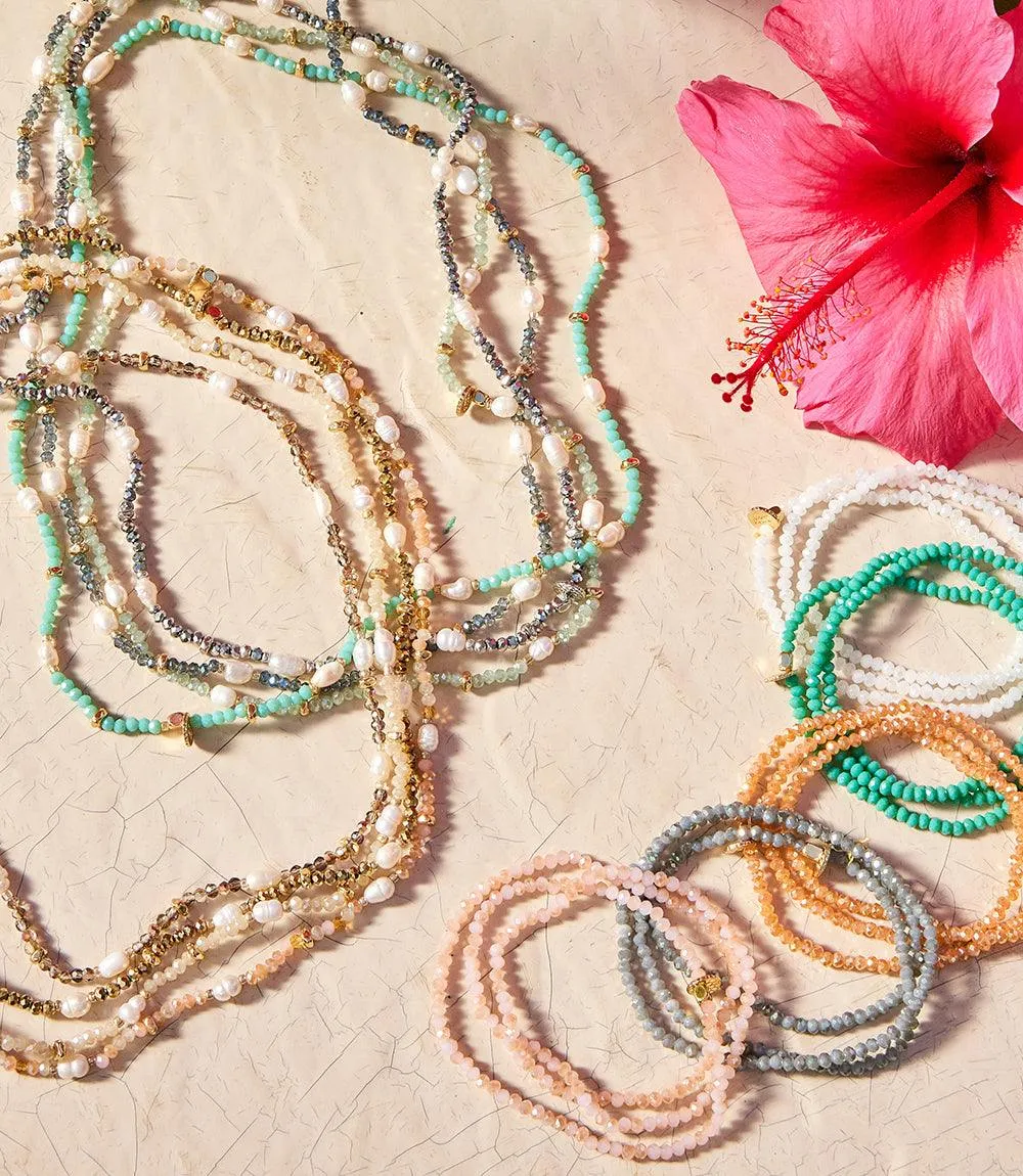 Crystal Beaded Stretch Bracelet sold by Karen Kane product image thumbnail 3