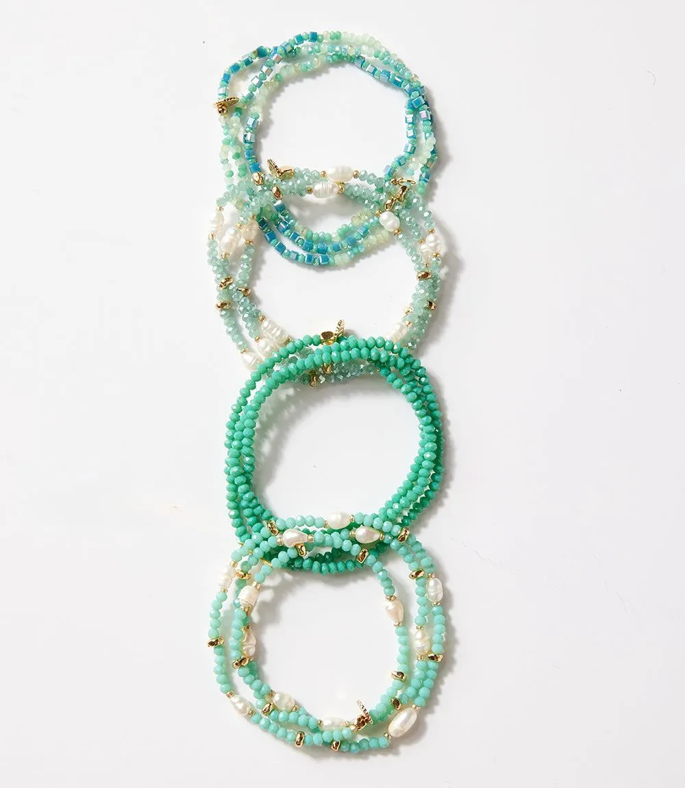 Crystal Beaded Stretch Bracelet sold by Karen Kane product image thumbnail 5