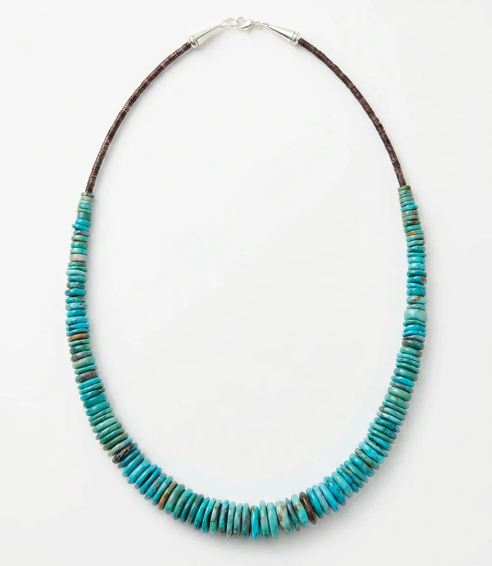 Single Strand Graduated Turquoise Necklace sold by Karen Kane product image thumbnail 5