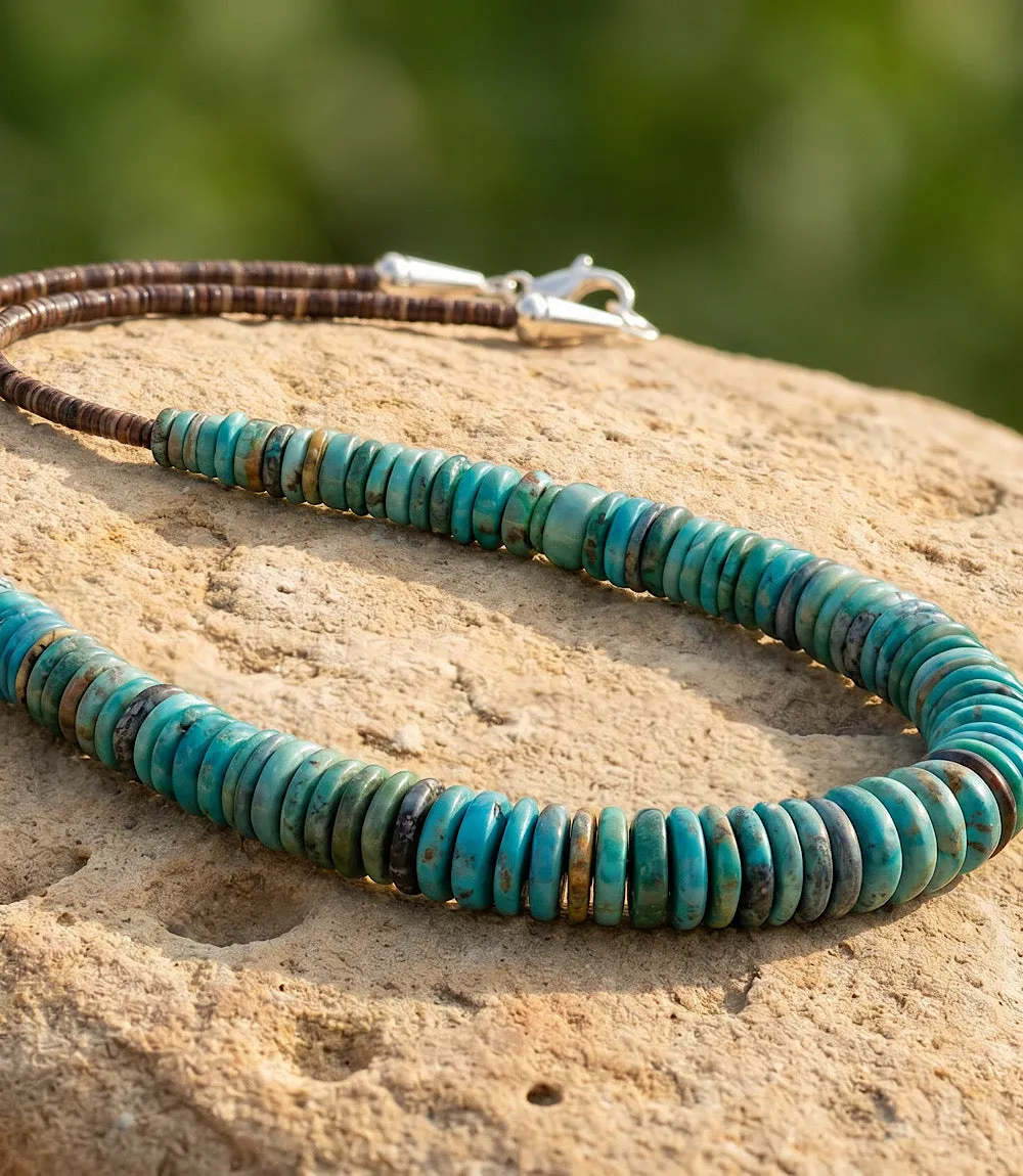 Single Strand Graduated Turquoise Necklace sold by Karen Kane
