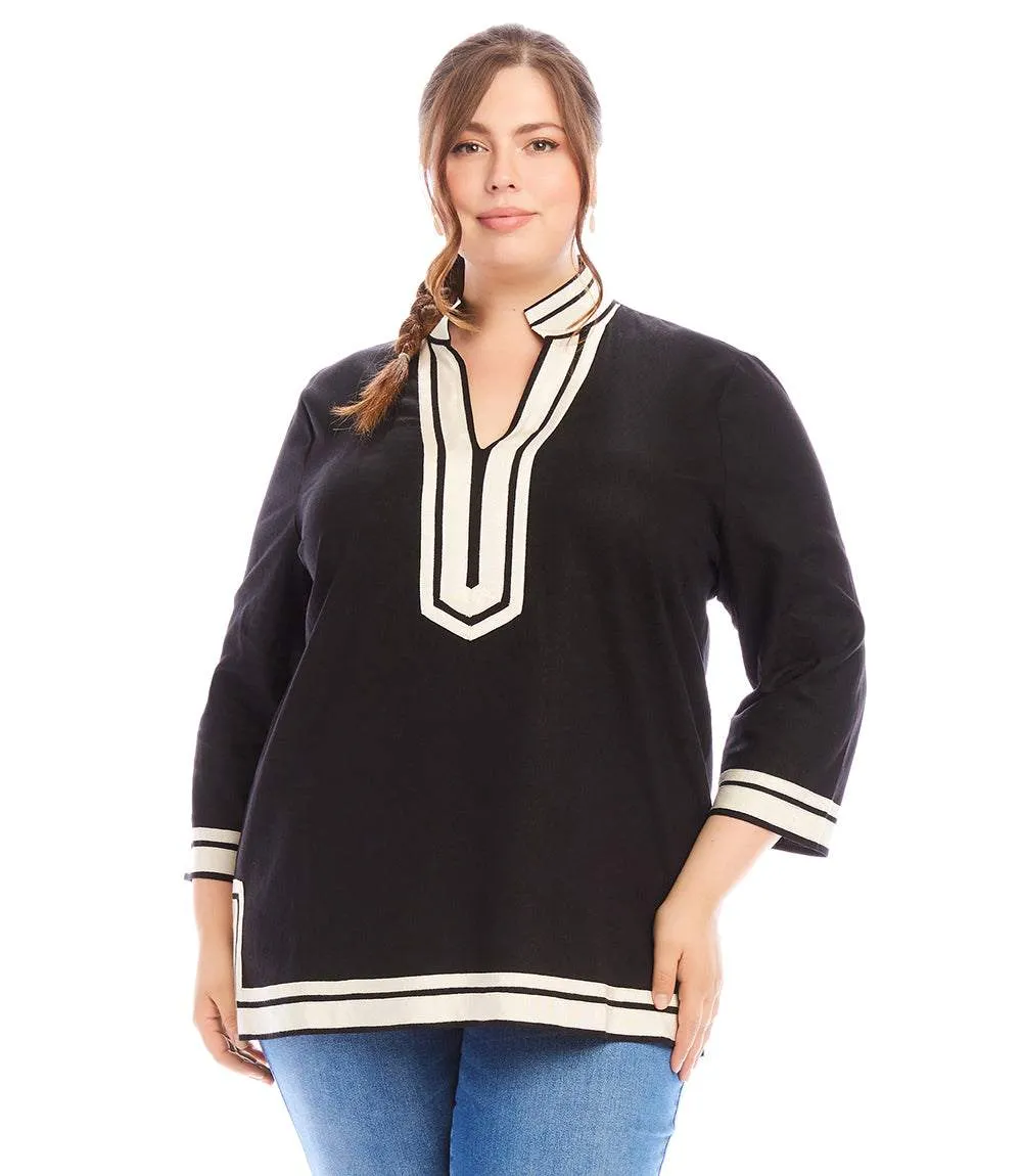 Plus Size The St. Tropez Tunic sold by Karen Kane