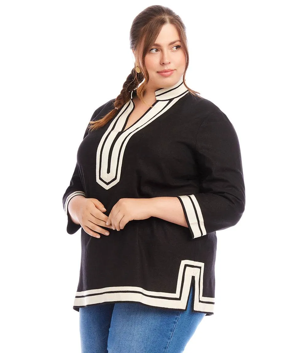 Plus Size The St. Tropez Tunic sold by Karen Kane product image thumbnail 2