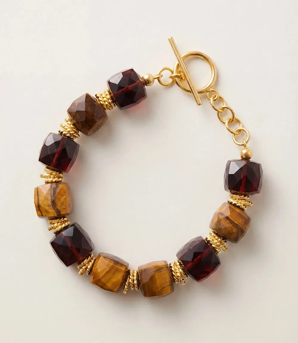 Tigers Eye Link Bracelet sold by Karen Kane product image thumbnail 4