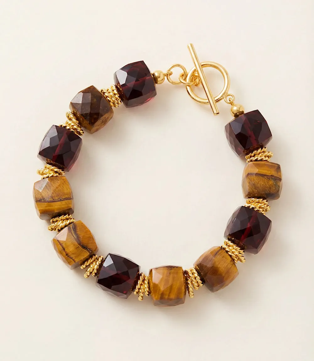 Tigers Eye Link Bracelet sold by Karen Kane product image thumbnail 2