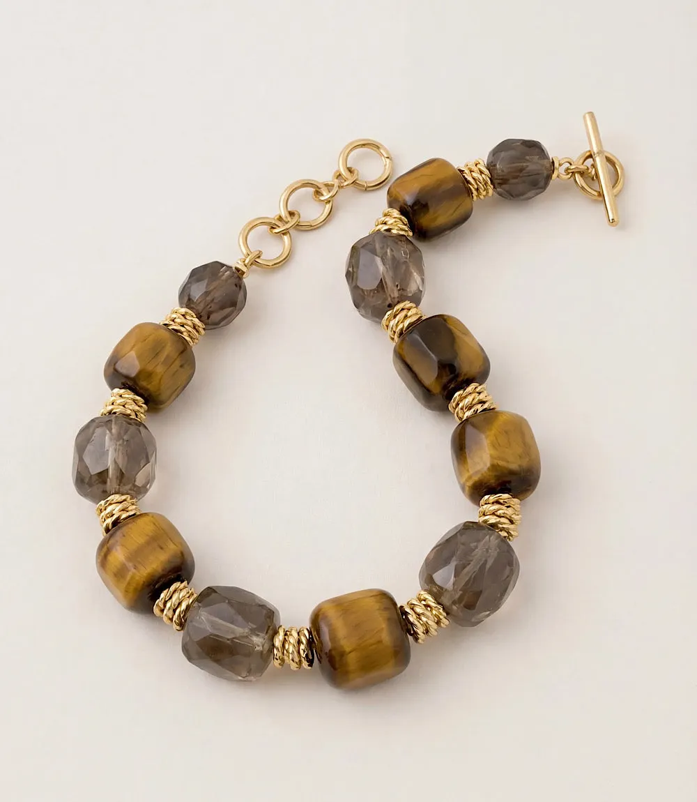 Tigers Eye Link Bracelet sold by Karen Kane product image thumbnail 3