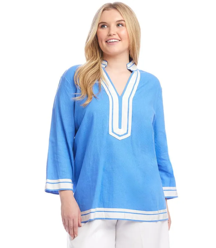 Plus Size The St. Tropez Tunic made by Karen Kane