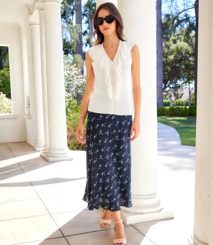 Bias Cut Midi Skirt made by Karen Kane