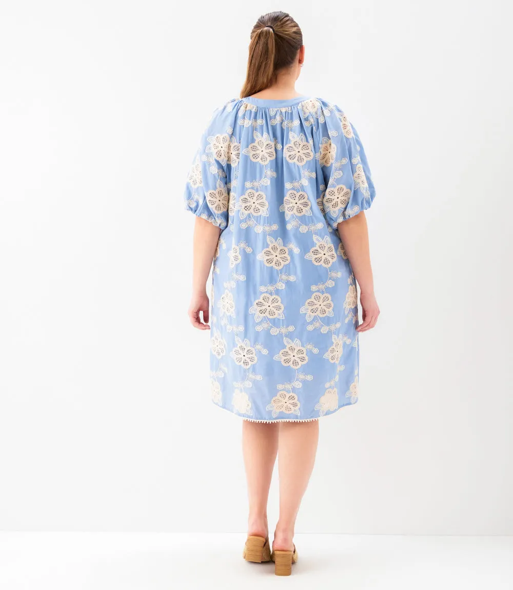 Plus Size Puff Sleeve Tassel Dress sold by Karen Kane product image thumbnail 3