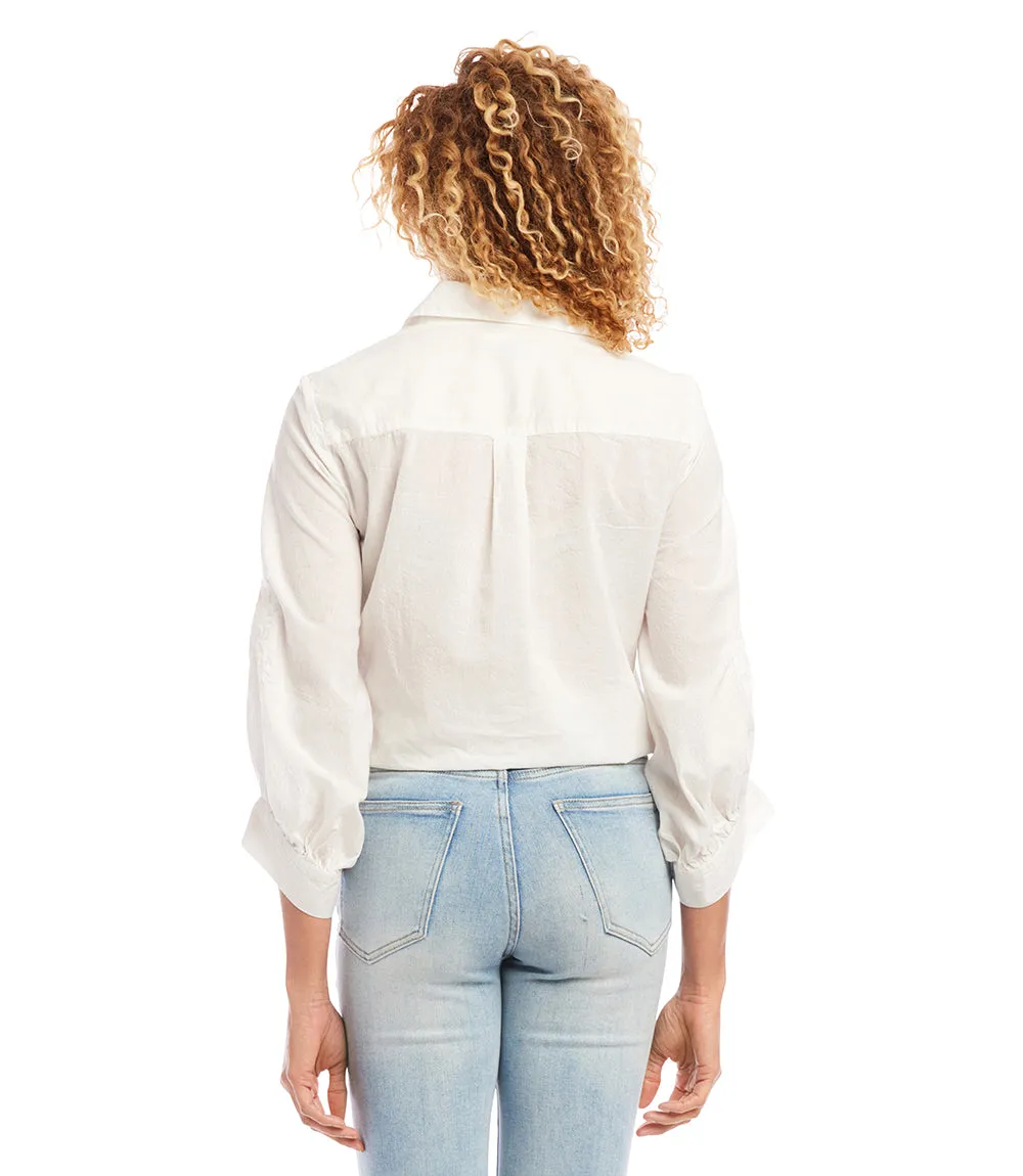 Tie-Front Top sold by Karen Kane product image thumbnail 5