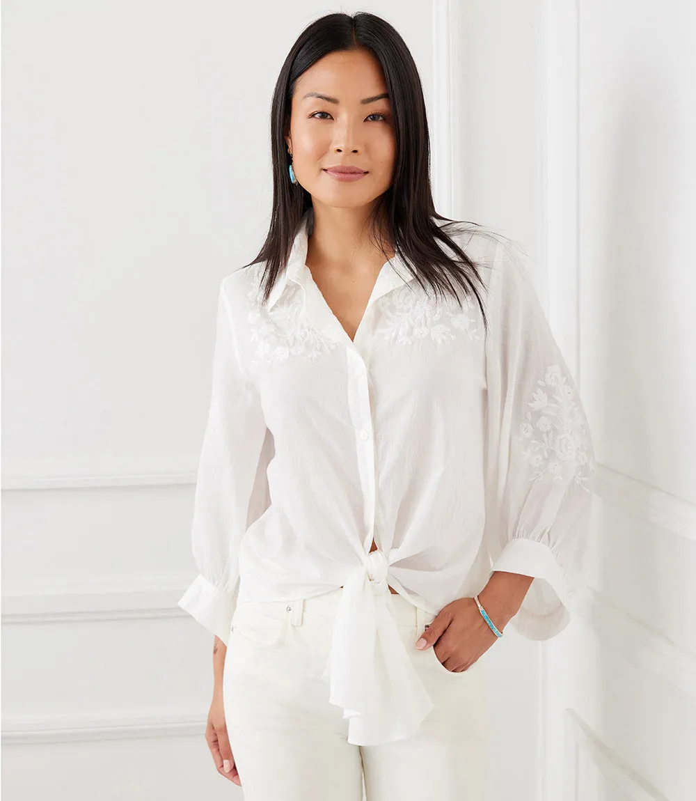 Tie-Front Top sold by Karen Kane product image thumbnail 2