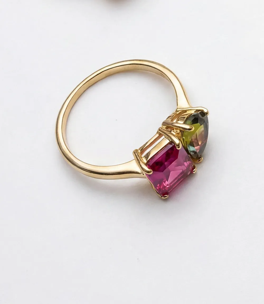 Perfect Pair Gemstone Ring sold by Karen Kane product image thumbnail 5
