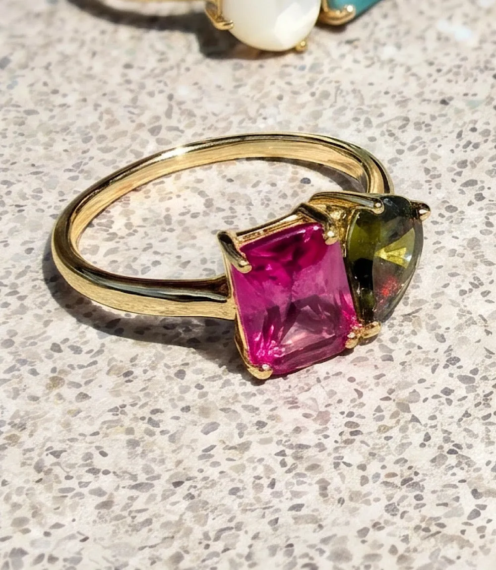 Perfect Pair Gemstone Ring sold by Karen Kane product image thumbnail 3