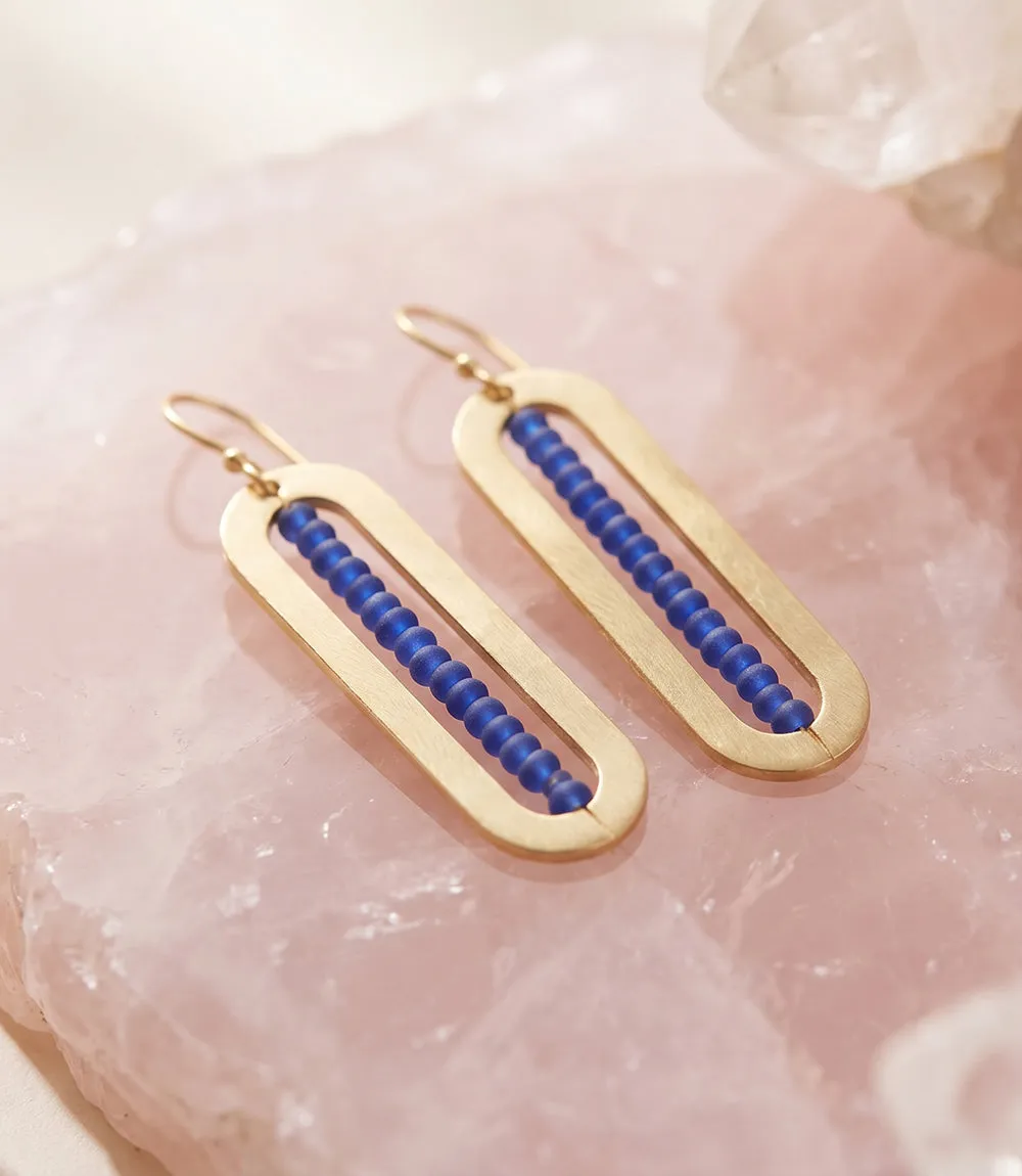 Beaded Oval Earrings sold by Karen Kane product image thumbnail 2
