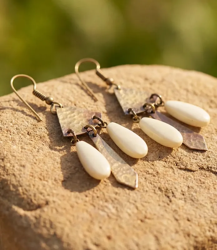 Dangling Halo Earrings made by Karen Kane