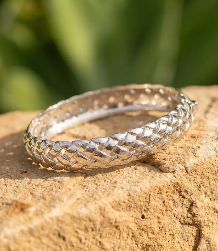 Braided Bangle Bracelet made by Native Gem