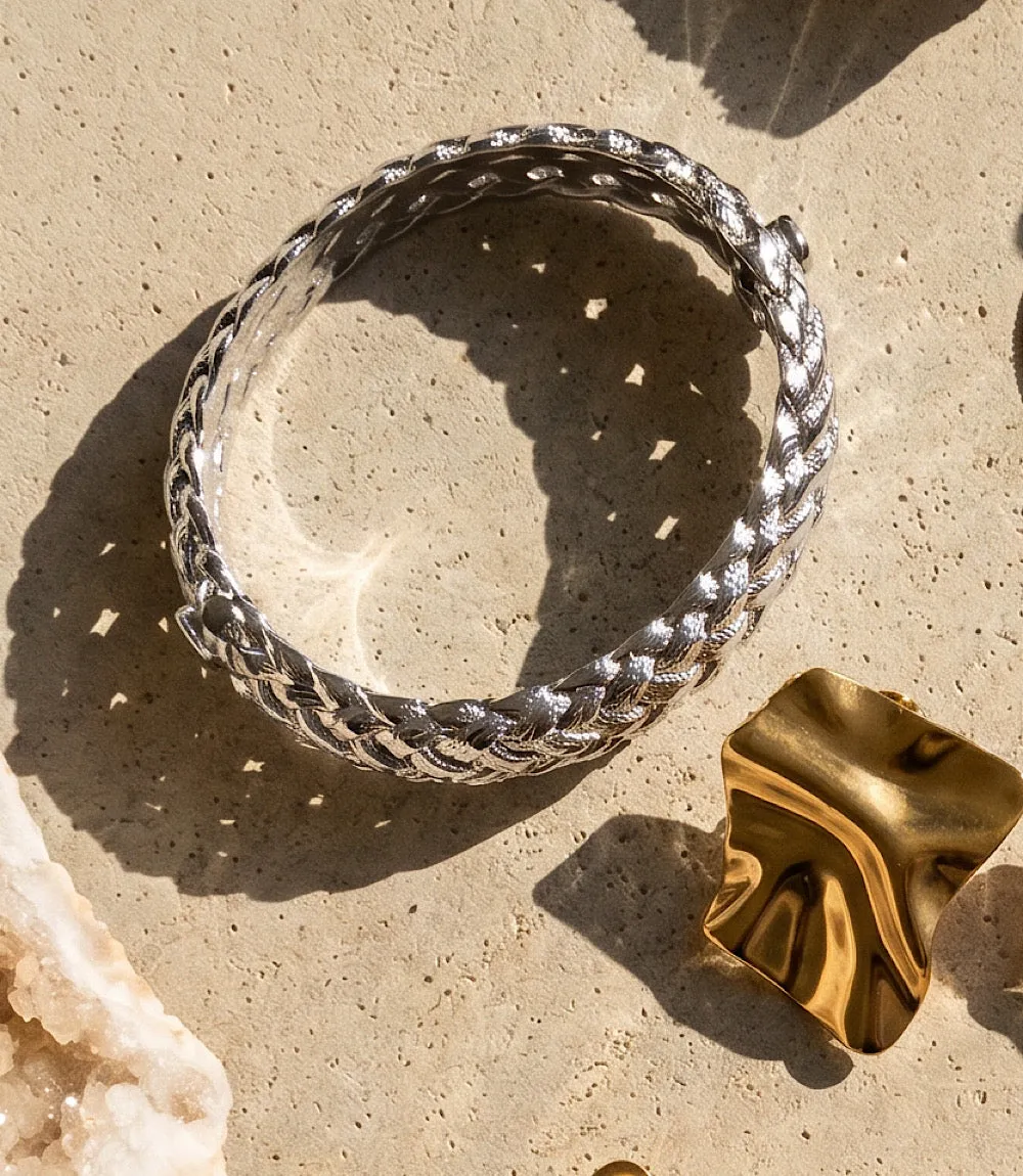 Braided Bangle Bracelet sold by Karen Kane product image thumbnail 4