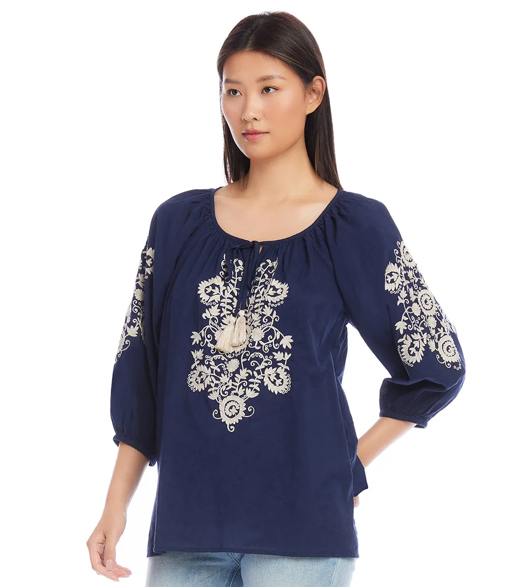Embroidered Tunic sold by Karen Kane product image thumbnail 3