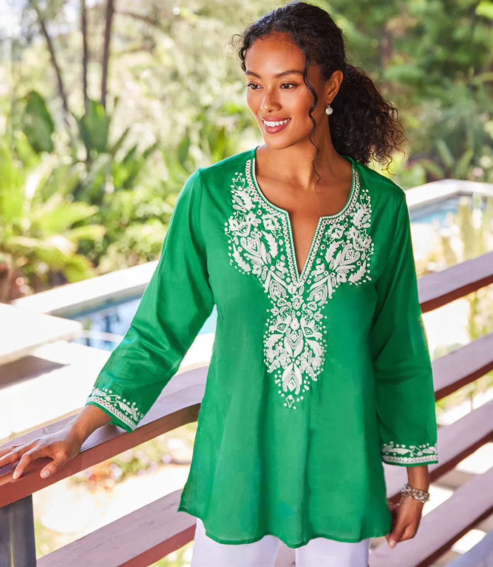 Embroidered Tunic sold by Karen Kane