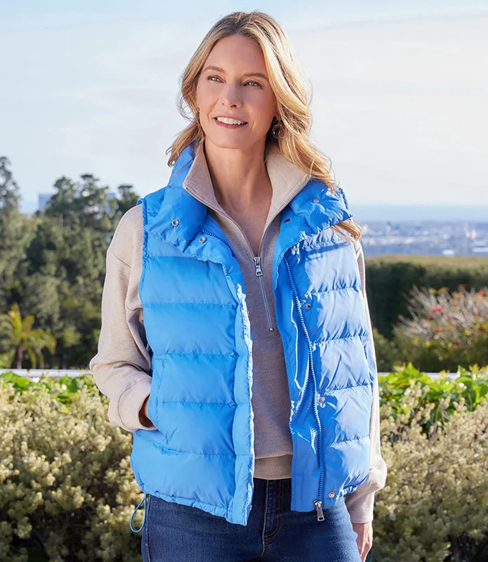 Puffer Vest made by Karen Kane