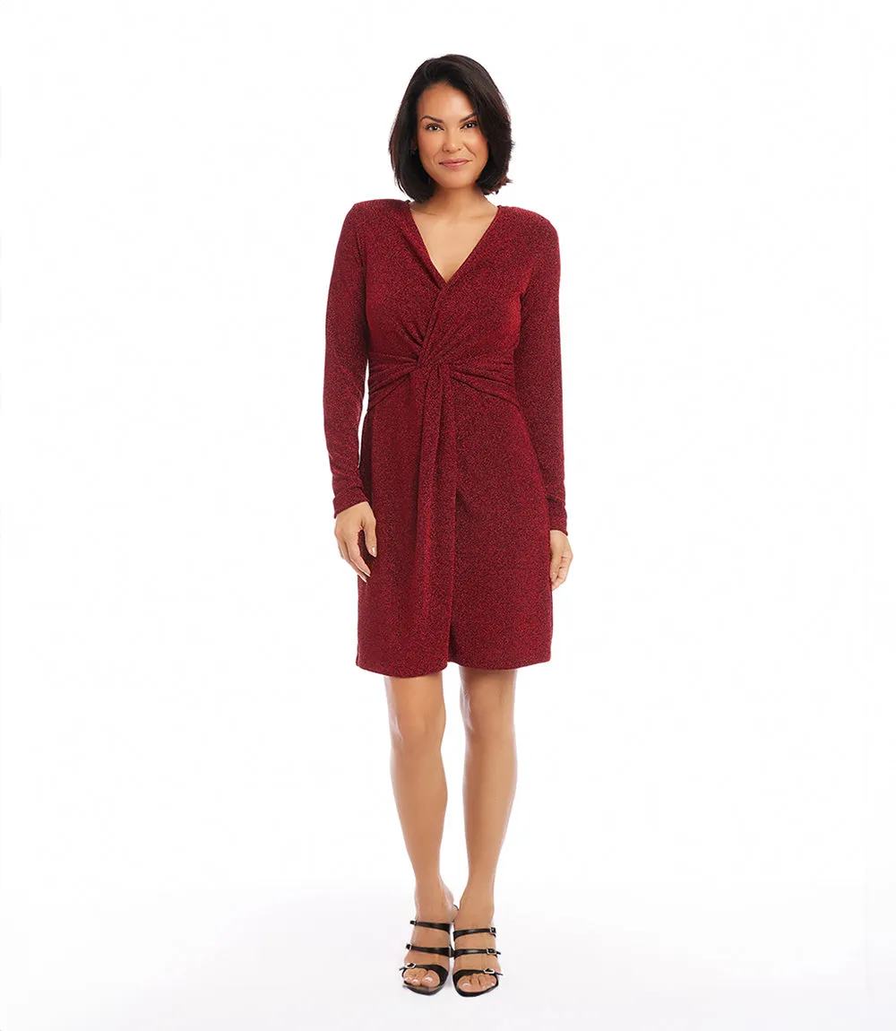 Twist Front Metallic Dress sold by Karen Kane product image thumbnail 3