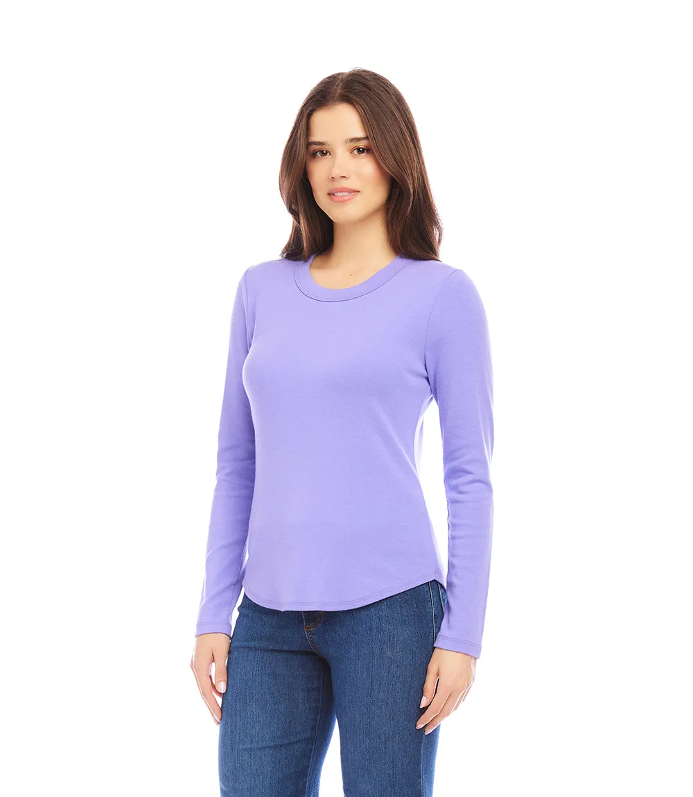 Long Sleeve Crew Neck Tee sold by Karen Kane product image thumbnail 2