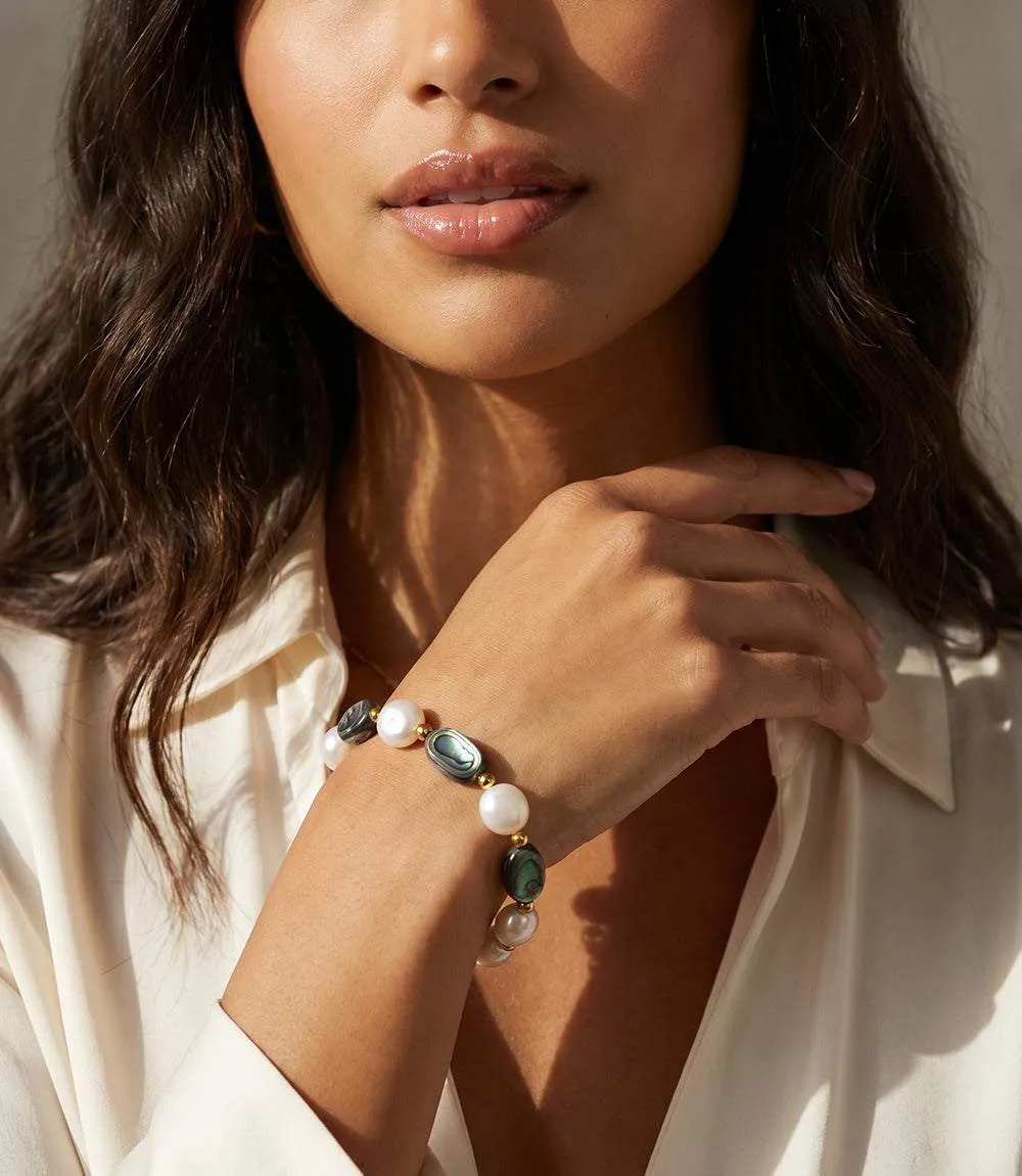 Abalone And Pearl Bracelet sold by Karen Kane product image thumbnail 2